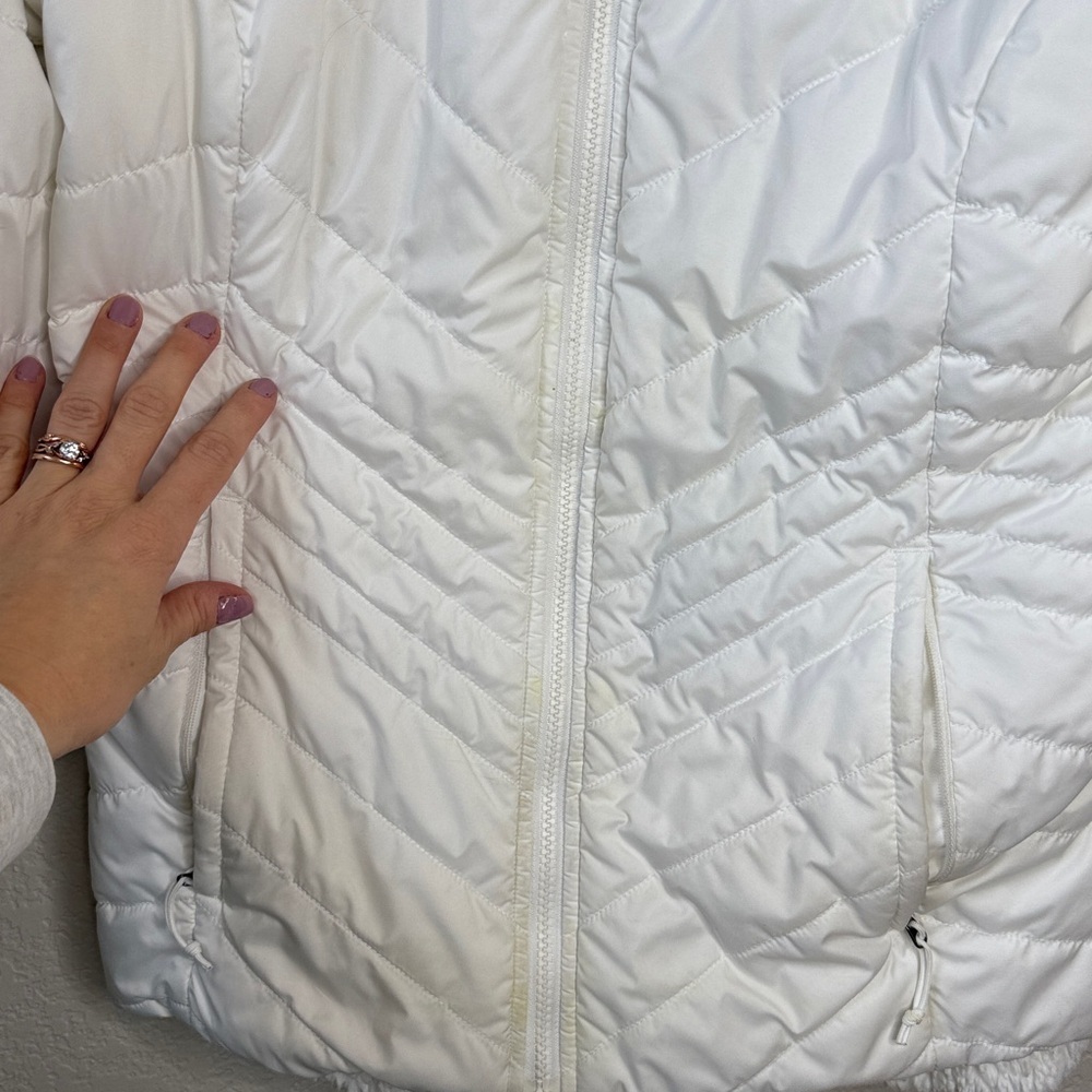 The North Face Reversible Puffer Winter Jacket White size Small - Picture 4 of 16